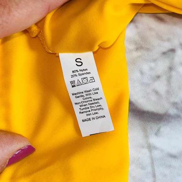 YELLOW Bikini Set NWOT - Picture 3 of 7